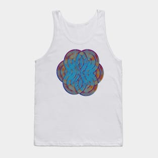 Flower Of Life Faded Tank Top